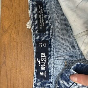Hollister Blue Denim Ultra High-Rise Jeans